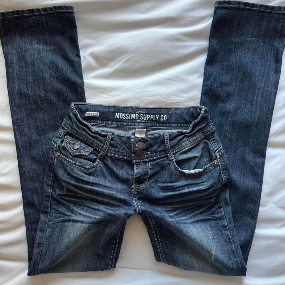 Mossimo Supply Co. Dark Blue Denim Jeans